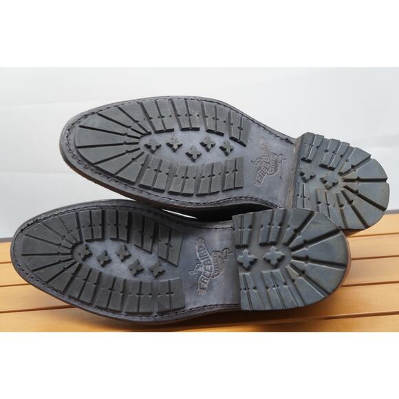 New! FREEBIRD Steven George Black Brogue Leather Oxford Wingtip Shoes Size 10 - Picture 11 of 14